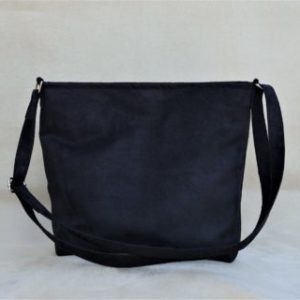 sac bandoulière noir boutique Aloée